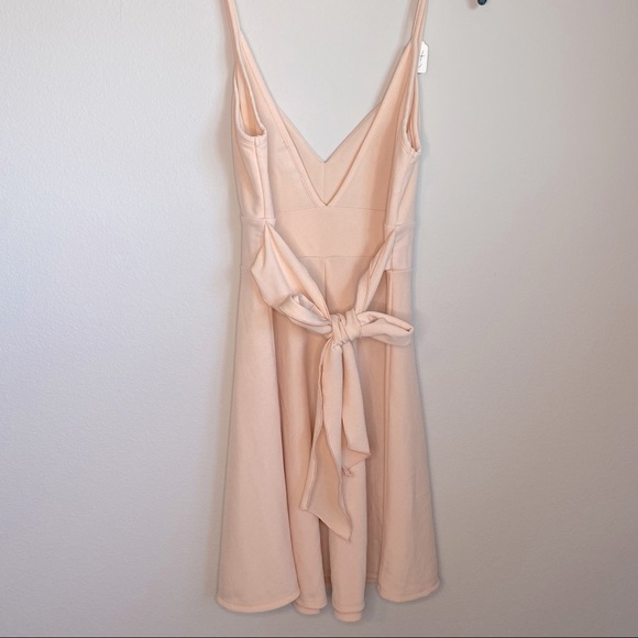 Peach Sun Dress with Back Tie NWOT - Picture 2 of 3